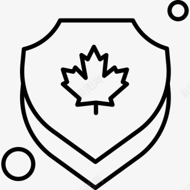 加拿大盾叶枫加拿大日线图标