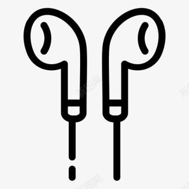 耳机airpod音乐图标