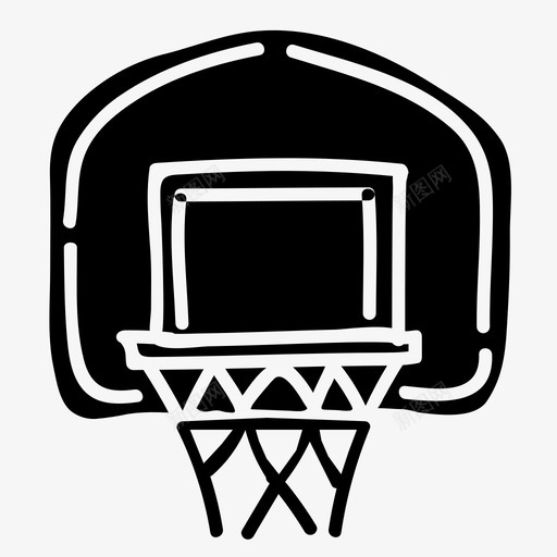 篮球圈运动运动图标实心svg_新图网 https://ixintu.com 篮球 运动 图标 实心