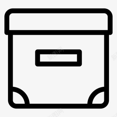 箱子文件办公室图标