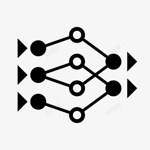 人工神经网络连接数据svg_新图网 https://ixintu.com 人工 神经网络 连接 数据 人工智能