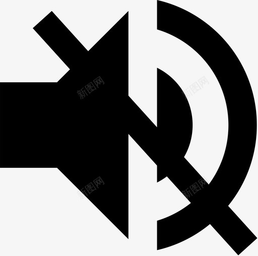 icon静音svg_新图网 https://ixintu.com 静音