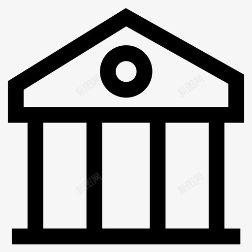 银行借款金融svg_新图网 https://ixintu.com 银行 借款 金融 货币 业务 简单 图标