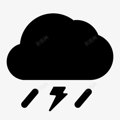 空气雷阵雨svg_新图网 https://ixintu.com 空气 雷阵雨