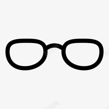眼镜镜框墨镜图标