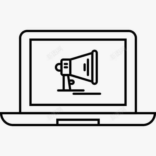 扬声器笔记本电脑扩音器svg_新图网 https://ixintu.com 扬声器 笔记本 电脑 扩音器 声音 音量 应用程序 图标