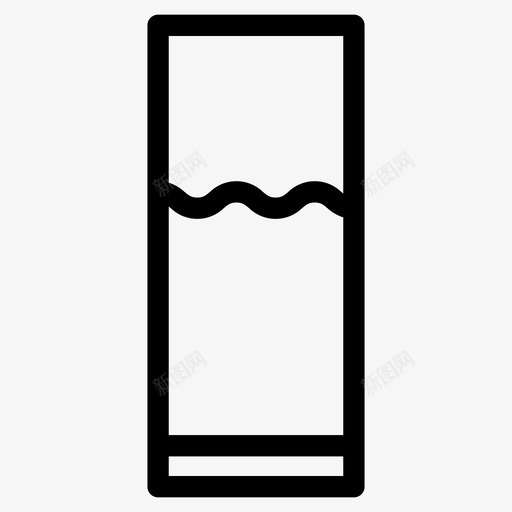 玻璃饮用水水svg_新图网 https://ixintu.com 玻璃 饮用水