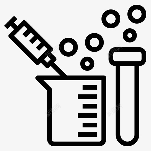 注射器生物化学实验室svg_新图网 https://ixintu.com 生物化学 注射器 实验室 科学 试管 大纲