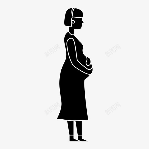孕妇婴儿肚子svg_新图网 https://ixintu.com 孕妇 婴儿 肚子 孩子 怀孕 人实