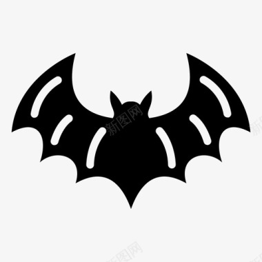 一个一个信号蝙蝠侠图标