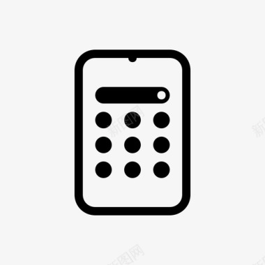 移动电话通信iphone图标