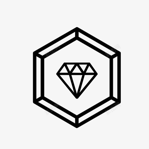 钻石按钮游戏svg_新图网 https://ixintu.com 游戏 钻石 按钮 宝石 向上 向上游 管理