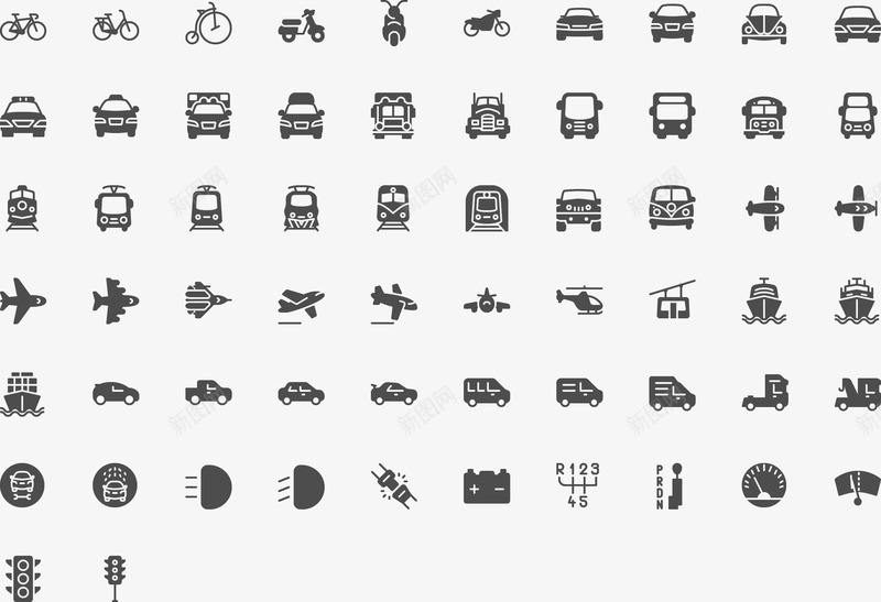 iconTransportation常用小图标png免抠素材_新图网 https://ixintu.com 常用 图标