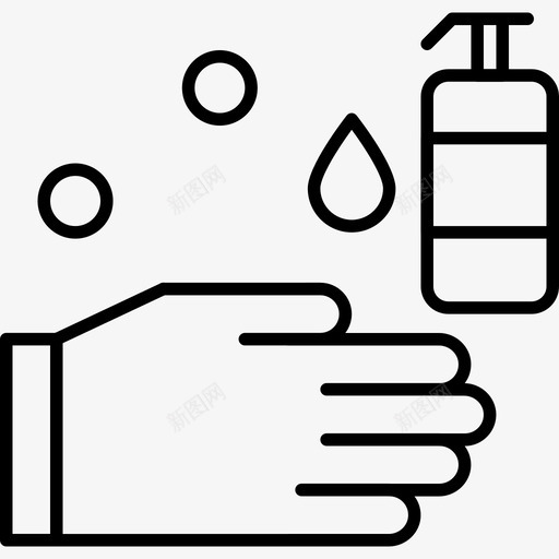 洗手病毒传播线路svg_新图网 https://ixintu.com 洗手 病毒 传播 线路