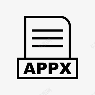 appx文档文件图标