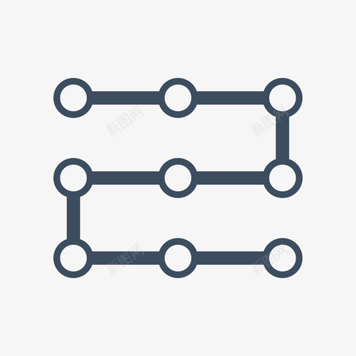 节点03svg_新图网 https://ixintu.com 节点 线性 扁平 单色 简约 圆润