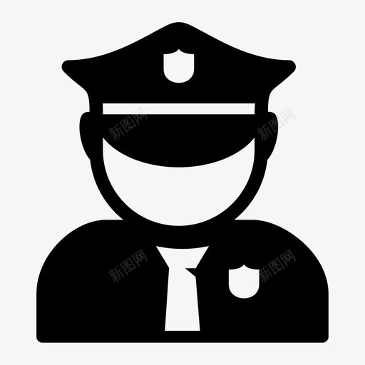 警察化身警官svg_新图网 https://ixintu.com 警察 化身 警官 用户 职业