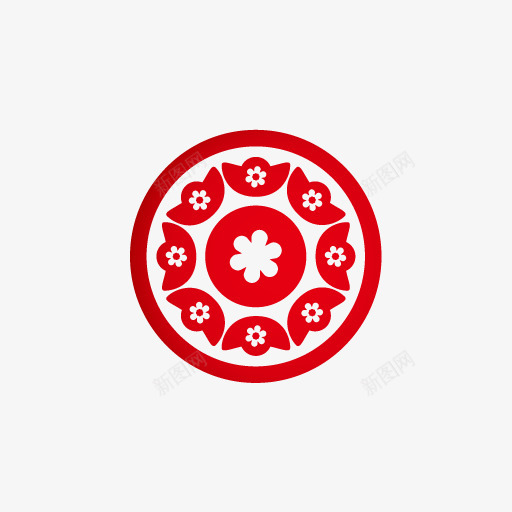 剪纸图案图标图png免抠素材_新图网 https://ixintu.com 剪纸 图案 图标 标图