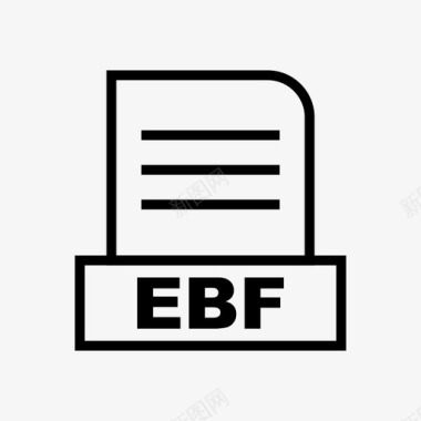 ebf文档文件图标