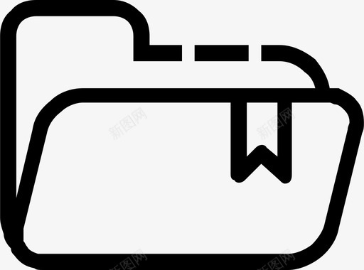 文件夹文档文件svg_新图网 https://ixintu.com 文件夹 文档 文件 文件管理器 书签 图标