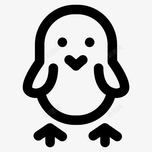 小鸡装饰复活节svg_新图网 https://ixintu.com 复活节 小鸡 装饰 节日 春天 系列