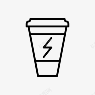 咖啡杯子能量图标