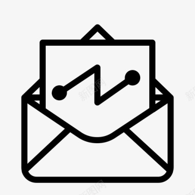 数据文件信封图标