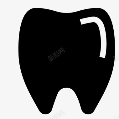 牙齿健康医院图标