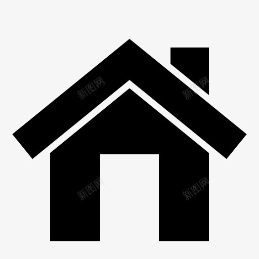 房子图标标志png免抠素材_新图网 https://ixintu.com 背景 按钮 概念 创意性 平坦 几何学 图标 图解 标签 马克