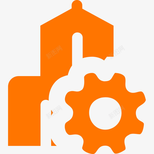 出租管理橙色svg_新图网 https://ixintu.com 出租 管理 橙色