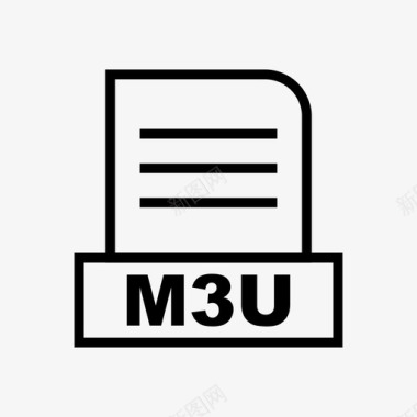m3u文档文件图标