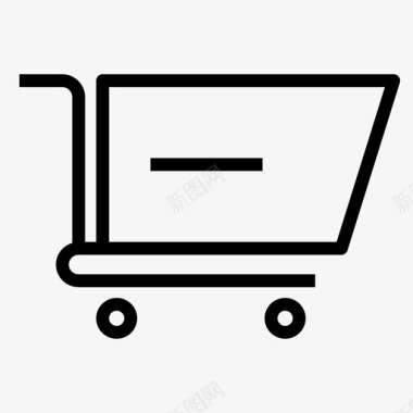 购物车购物篮移动产品图标