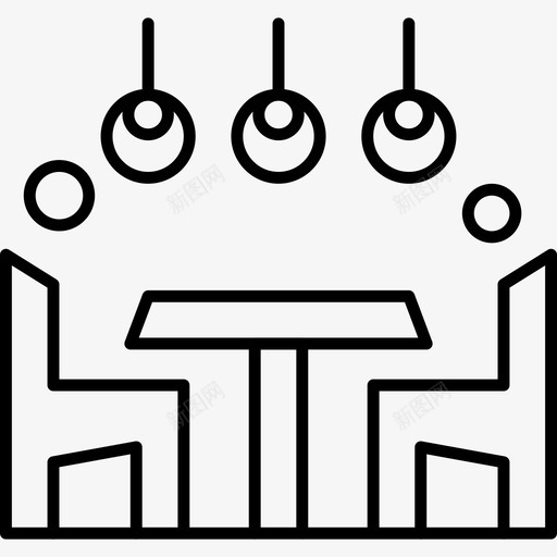 桌子家生活svg_新图网 https://ixintu.com 桌子家 生活家 生活