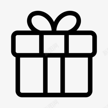 采购产品礼品礼品盒礼物图标