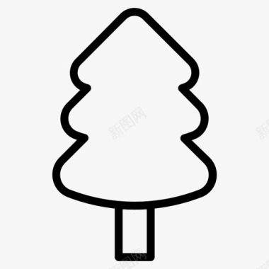采购产品树圣诞树冷杉图标