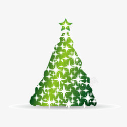 绿色圣诞树透明图标素材