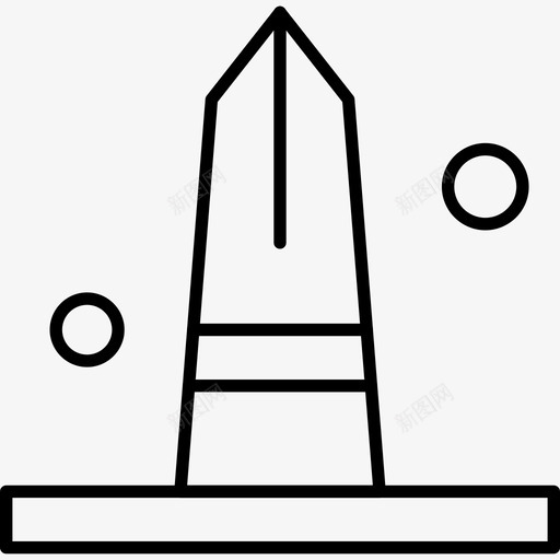 地标纪念碑景观svg_新图网 https://ixintu.com 纪念碑 美国 华盛顿 地标 景观