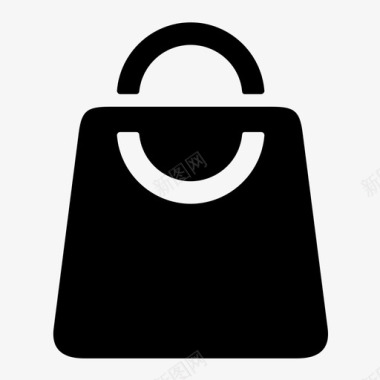 采购产品购物袋购物袋商店图标
