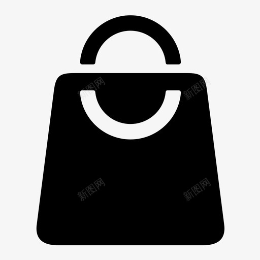 采购产品购物袋购物袋商店svg_新图网 https://ixintu.com 购物袋 采购 产品 商店 固体 购物 电子商务