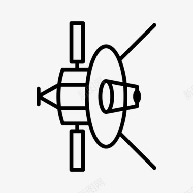 宇宙飞船火箭卫星图标