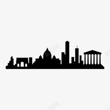 罗马城市意大利图标