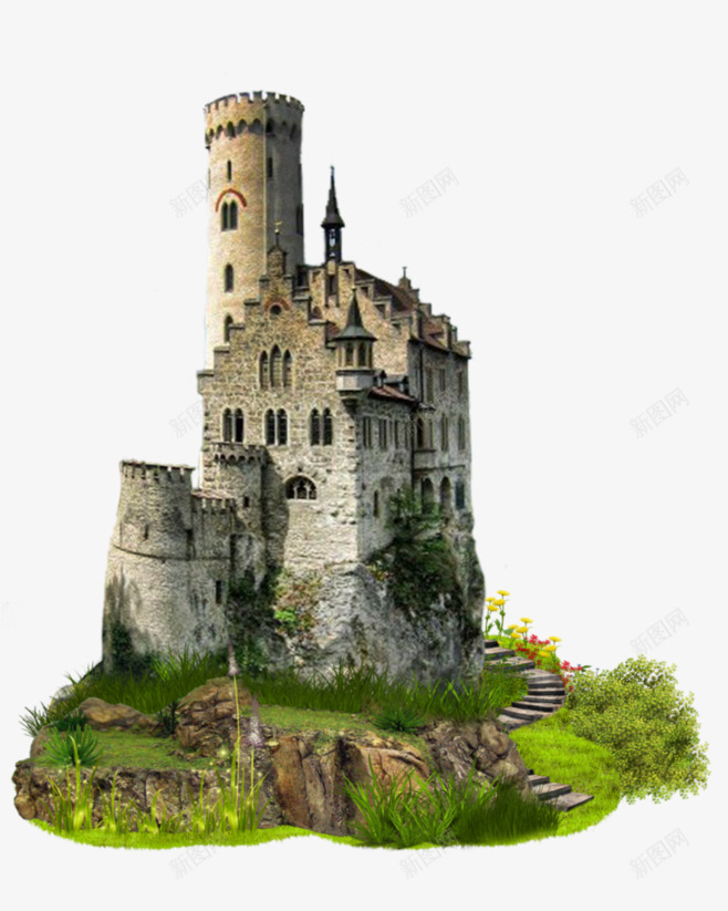 Castle2byMoonglowlillyonDeviantArtpng免抠素材_新图网 https://ixintu.com 