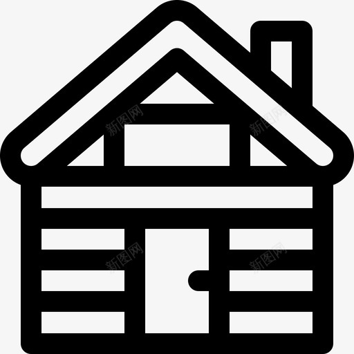 房屋商业建筑svg_新图网 https://ixintu.com 住宅 房屋 商业建筑 别墅 圣诞节