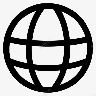 世界浏览器连接图标
