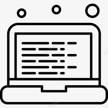 笔记本电脑开发网页设计图标