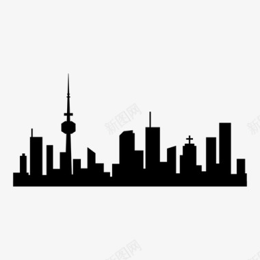 多伦多加拿大城市图标