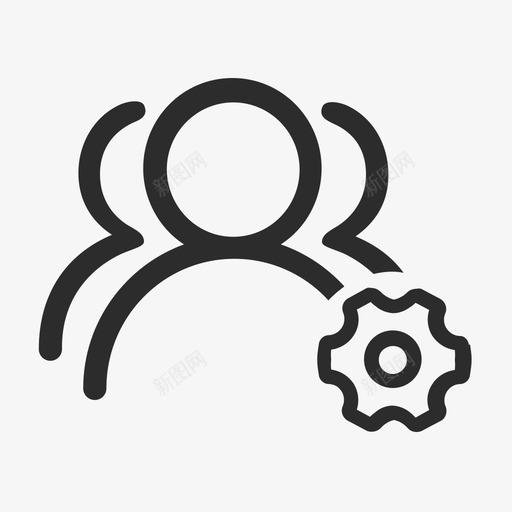 用户组管理svg_新图网 https://ixintu.com 用户组 管理