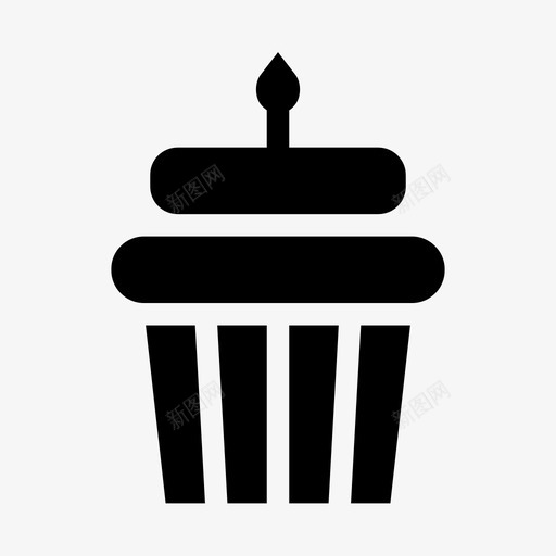 采购产品纸杯蛋糕面包房生日和聚会svg_新图网 https://ixintu.com 蛋糕 生日 采购 产品 纸杯 面包房 聚会 生日蛋糕 流行 蜡烛 填充