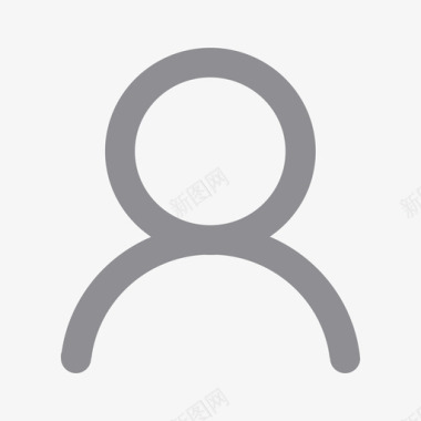 icon菜单栏用户管理灰图标