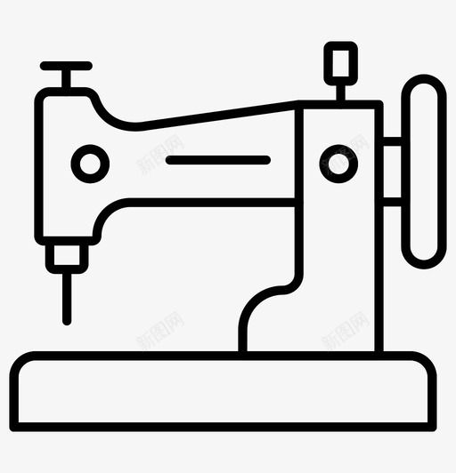 缝纫机服装纺织品svg_新图网 https://ixintu.com 缝纫机 服装 服装纺织 纺织品 家居用品
